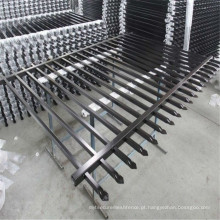 Cerca de alumínio ornamental de 2,1 x 2,4 m Fabricado na China